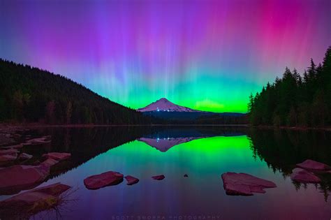 Color Of Your Energy Trillium Lake Oregon Cascades Scott Smorra