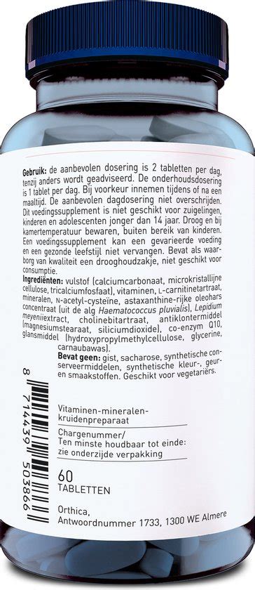 Orthica Multi Men Vitaminen Capsules Bol