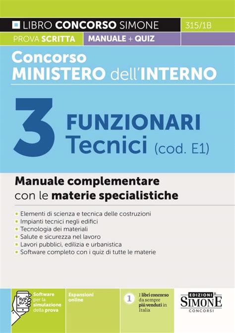 Manuali Concorso Funzionari Ministero DellInterno