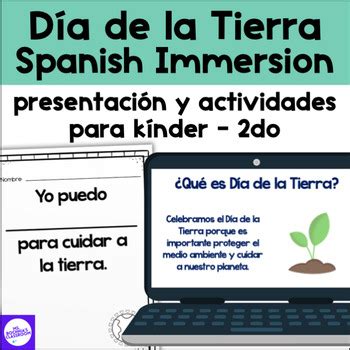 D A De La Tierra Earth Day Lesson And Activities For Spanish