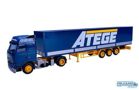 AWM ATEGE Volvo FH XL Platform Semitrailer 76016 TRUCKMO Truck Models