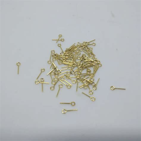 Small Brass Eye Pin Nail Wood Model Ship Accessories 200 Pieces