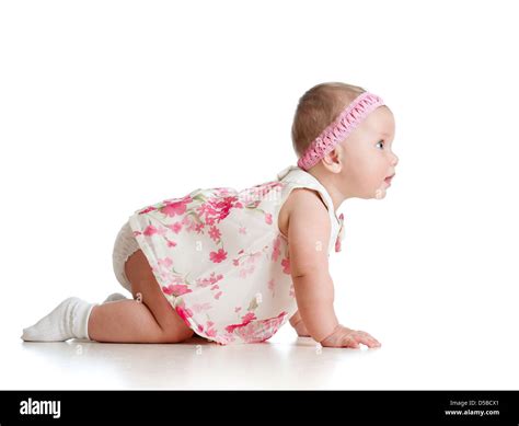 Baby Crawling Side View