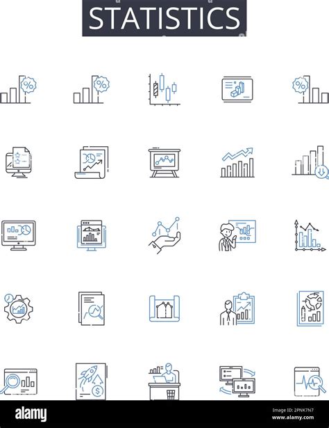 Recopilaci N De Iconos De L Nea De Estad Sticas Teor A De La
