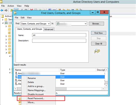 How To Reset An Active Directory User Password With Powershell And Aduc