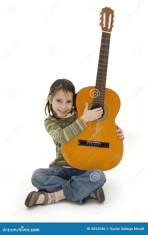 Girl Playing Acoustic Guitar Stock Photo Image Of Song Classical