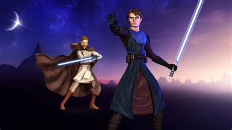 Anakin And Obi Wan Wallpaper By Drumsweiss On Deviantart