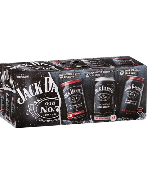 Buy Jack Daniel S Variety Cans 10 Pack 375ml Online Low Prices From