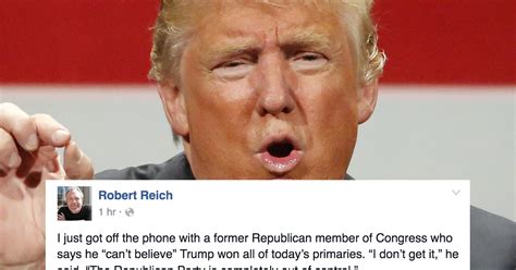 Robert Reich Viral Post After Trump Primary Victories Attn