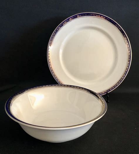 Porcelana Inglesa Bleu De Roi Alfred Meakin England A