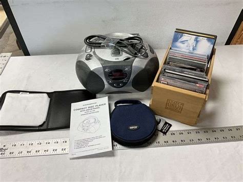 Cd Player Cds Dvds Legacy Auction Company