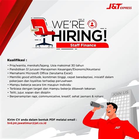 Loker Jandt Express Jawa Timur Deadline 15 September 2022