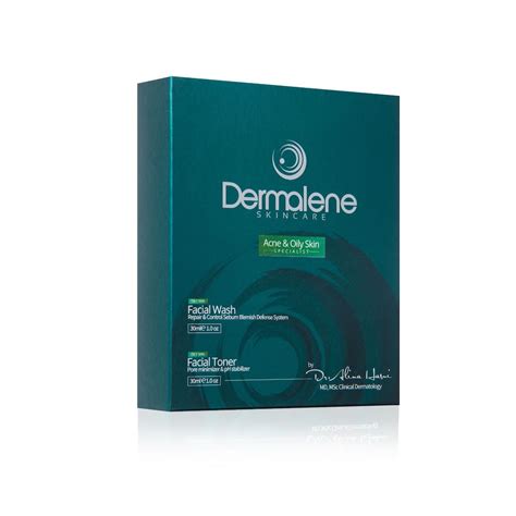 Clinical Skincare For Acne And Oily Skin Specialist Set Dermalene