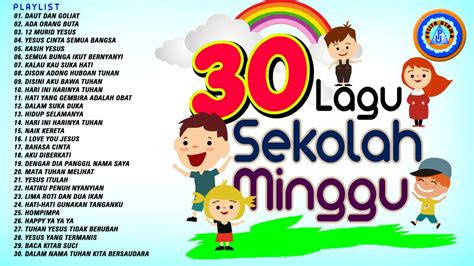 30 Lagu Sekolah Minggu Terpopuler Pujian Anak Sekolah Minggu