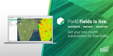 Pix4Dfields is live. Get one month free. | Pix4D