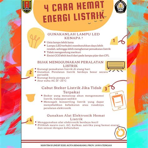 Tagihan Listrik Melonjak Selama Pandemi Mahasiswa Undip Ajarkan Hemat Energi Listrik Kkn