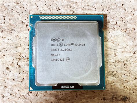 【やや傷や汚れあり】★ 中古★intel インテル Cpu Core I5 3470 Sr0t8 320ghz 【i5 3470】c3jvの