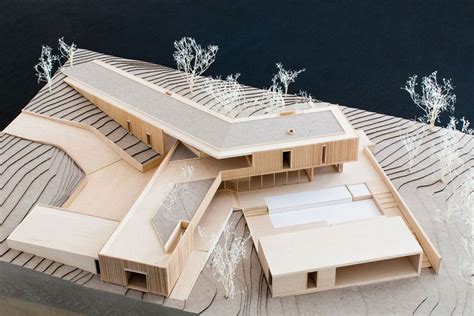 Pinwheel Residence baldridgeARCHITECTS 건축물 건축 모델 건축 컨셉 도안