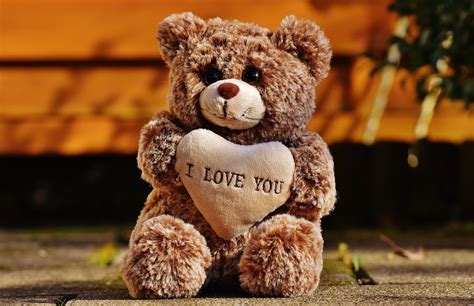 I Love You Teddy Bear Wallpaper