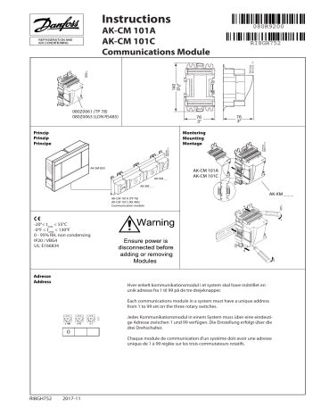 Danfoss AK CM 101C 101A Installation Guide Manualzz