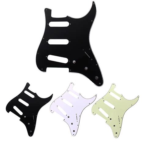 3Ply SSS 11 Holes Strat Electric Guitar Pickguard For FD White EBay