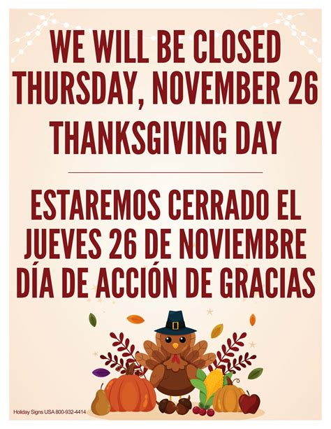 Holiday Signs Set Vertical English Spanish Holiday Signs Usa