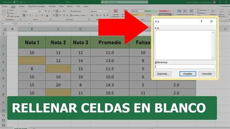 Cómo rellenar espacios en blanco en Excel Recursos Excel