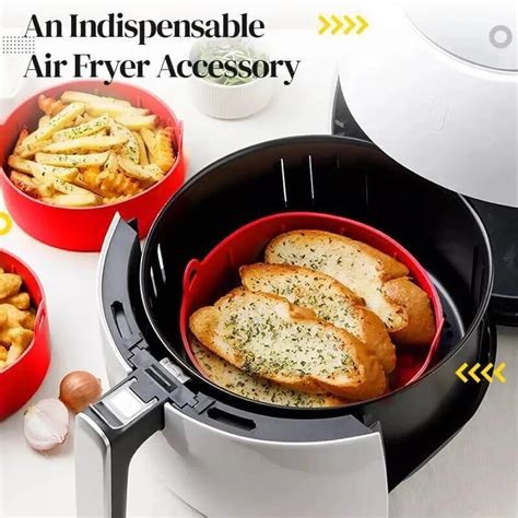 Air Fryer Pot Silicone Tray BPA Free BBQ Barbecue Pad Plate Airfryer