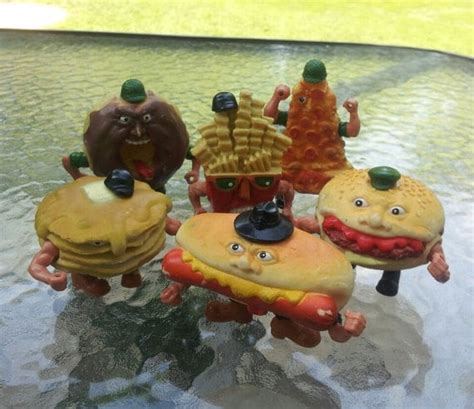 Food fighters 80s toys by CraftyCatsVintage on Etsy