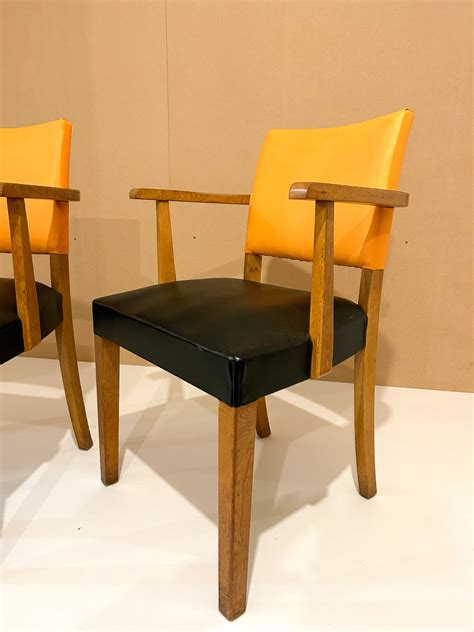 Pair Of Solid Oak Chairs – Shush Interiors Leeds