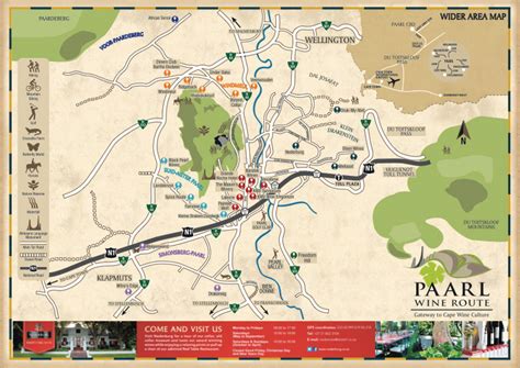 Paarl Wine Route map :: Behance