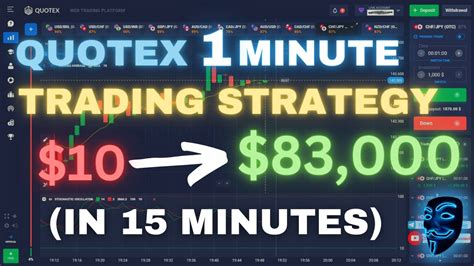 Turn Into With Quotex Minute Trading Strategy Live