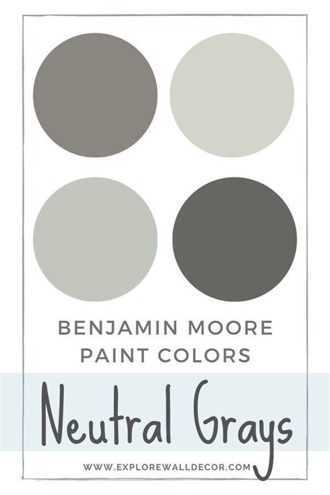 Benjamin Moore Neutral Gray Colors Explore Wall Decor Benjamin