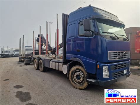 Volvo FH 440cv 6x4 C Grua Transporte De Madeira Usado Para Venda Em