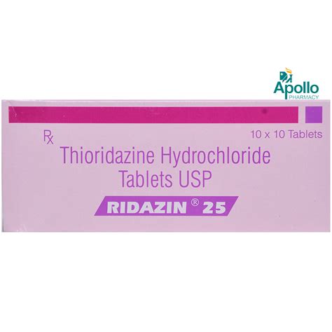 Ridazin 25 Tablet Uses Side Effects Price Apollo Pharmacy