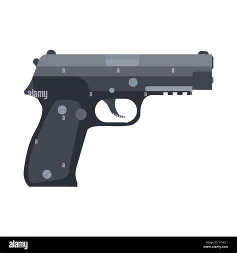 Mano De Pistola Pistola Pistola Ilustraci N Vectorial Silueta Arma