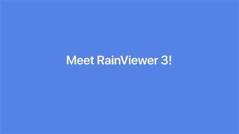 Rainviewer Weather App For Iphone And Android Forecast Weather