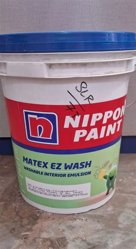 Nippon Paint Matex Ez Wash Washable Interior Emulsion Ltr At Rs