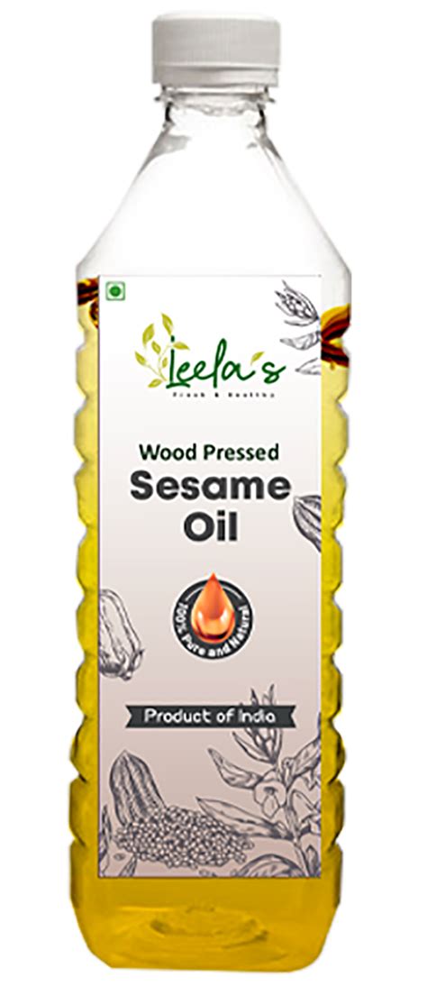 Woodcold Pressed Sesame Oil Leelas