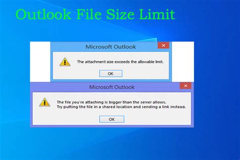 Outlook File Size Limit Printable Forms Free Online