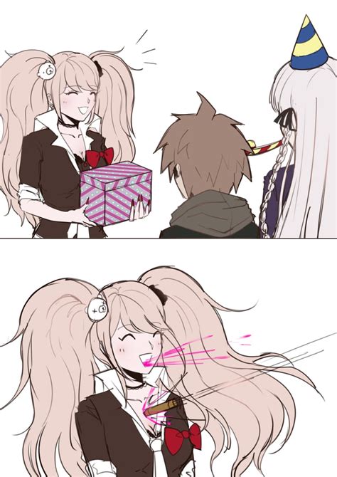 Kirigiri Kyoko Enoshima Junko And Naegi Makoto Danganronpa And 1