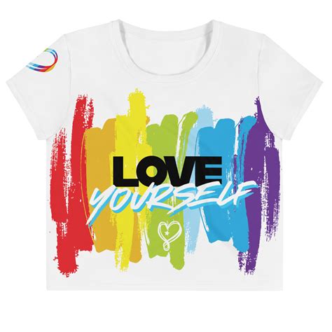 Jojo Siwa Love Yourself Womens Crop T Shirt Paramount Shop