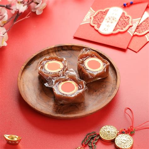 Premium Photo Nian Gao Also Niangao A Sweet Rice Cake A Popular