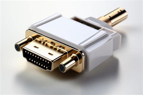 Premium AI Image | Vga Display Adapter on white background