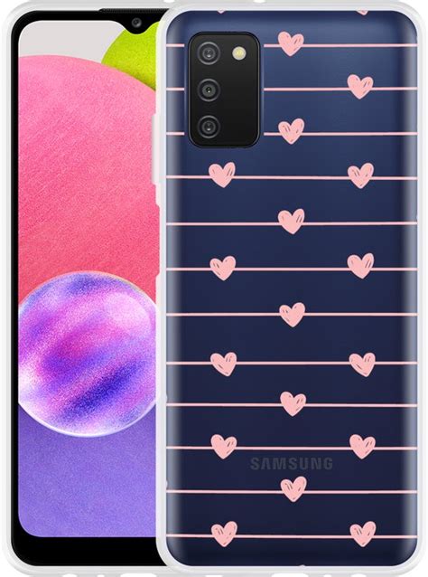 Samsung Galaxy A03s Hoesje Pink Love Designed By Cazy Bol