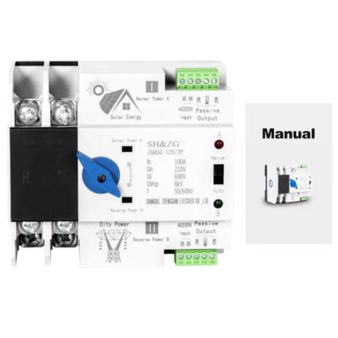P A Ats Fotovoltaico Interruttore Di Trasferimento Automatico A