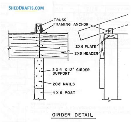 2 Stall Horse Stable Plans