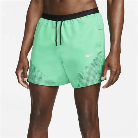 Nike Running Shorts Dri FIT Run Division Flex Stride Green Reflect Silver