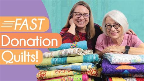 Fast Ideas For Charity Quilts National Giving Month Quilt Donations