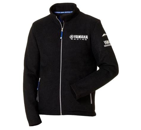 Yamaha Paddock Blue Fleece Jacke F R Herren Schwarz Mxstore At